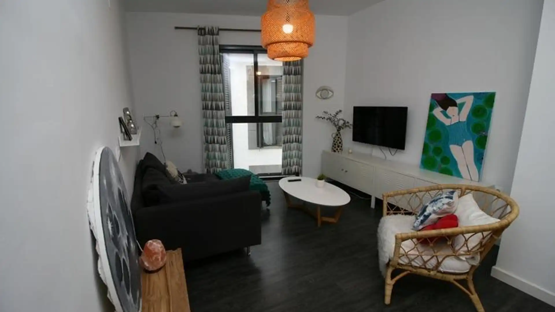 Sala de estar de Piso de alquiler en  Granada Capital con Amueblado