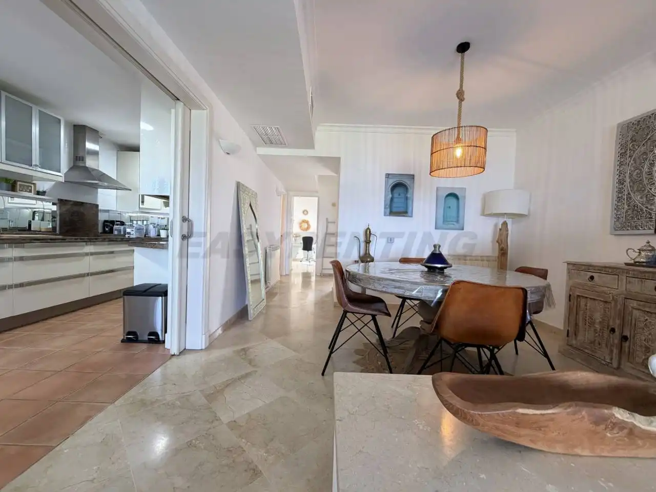 Dining room of Detached homes for rent in La Alcaidesa  with Air Conditioner, Terrace and Furnished