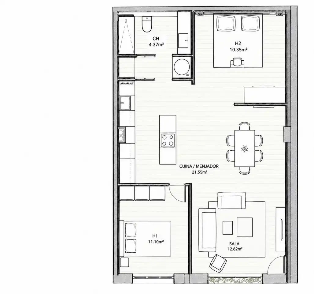 Erdgeschosswohnung zum Verkauf in calle Bassols, imagen 29