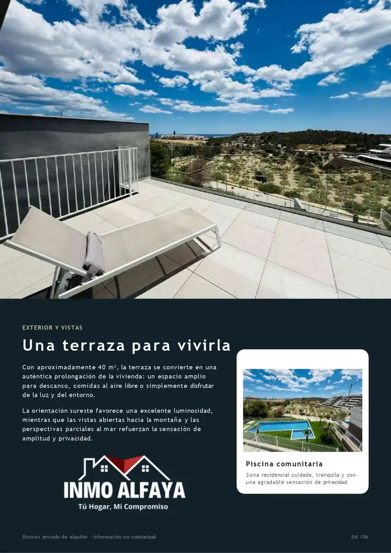 Duplex avec piscine à louer à Balcón de Finestrat - Terra Marina, imagen 4
