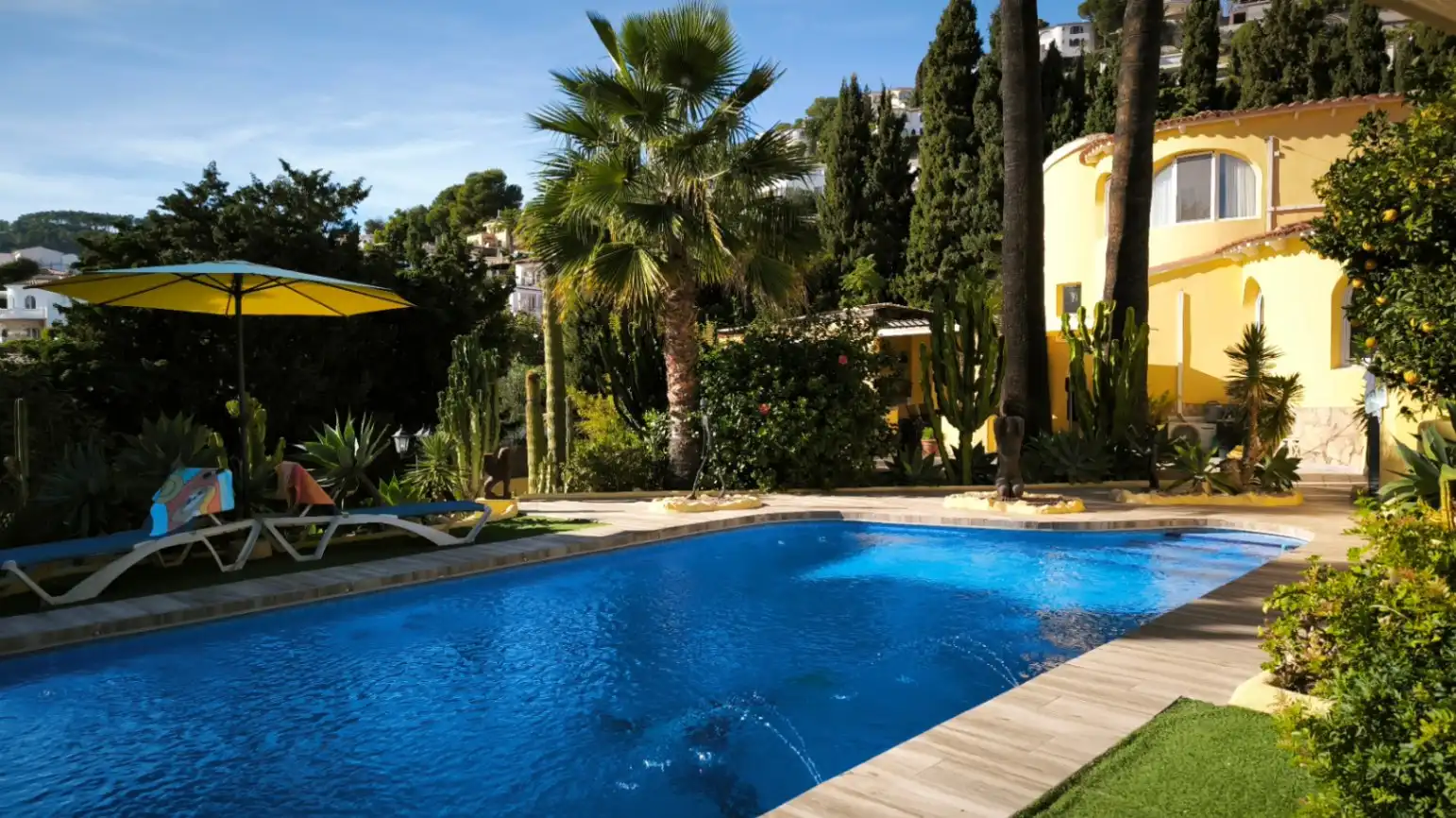 Piscina de Casa o xalet en venda en La Fustera  