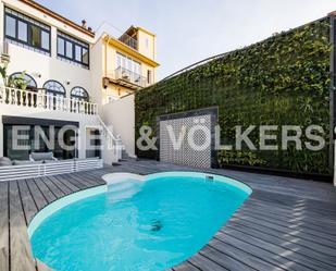 Swimming pool of House or chalet to rent in  Barcelona Capital  with Air Conditioner, Terrace and Swimming Pool