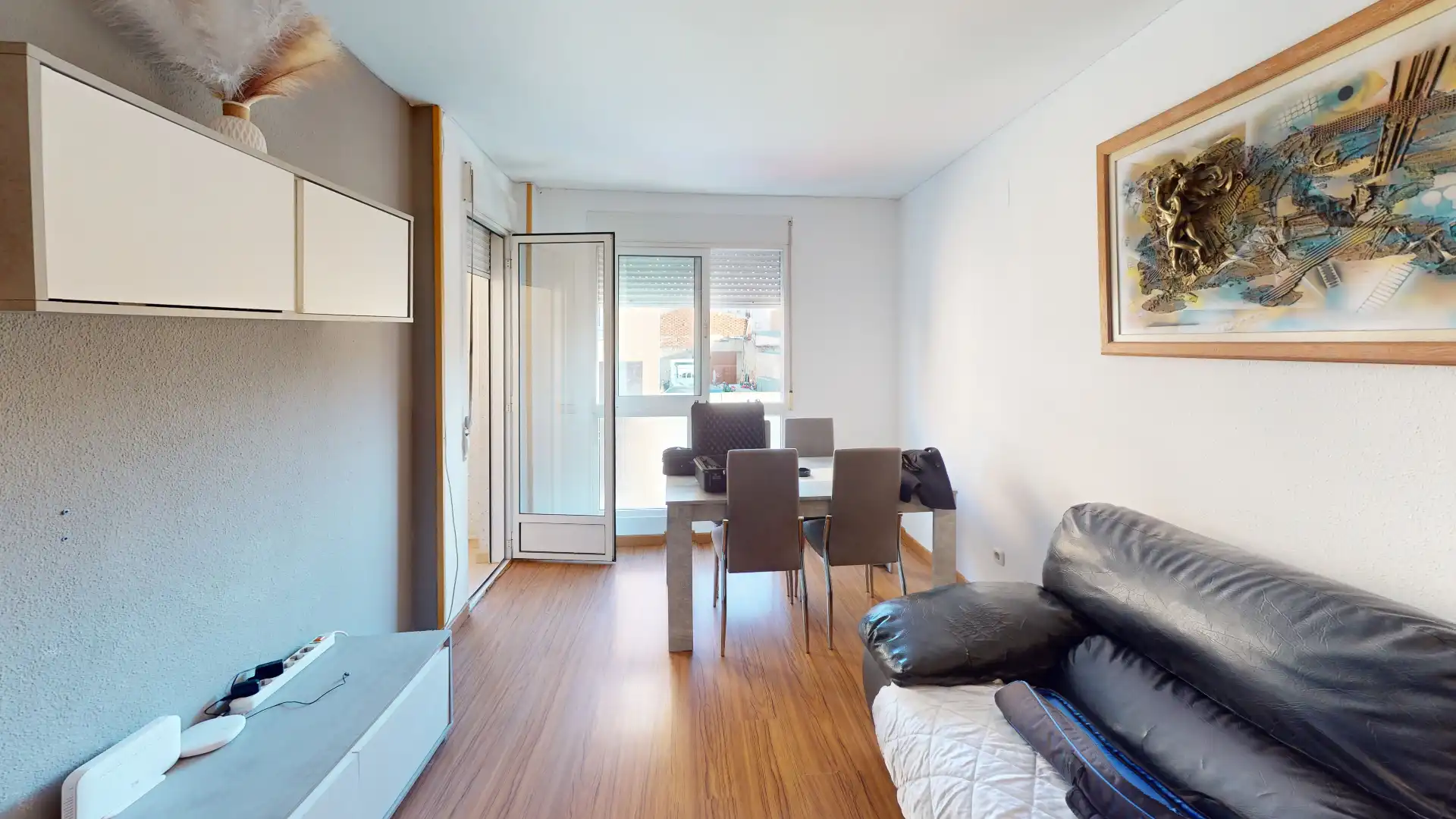 Sala d'estar de Pis en venda en Alicante / Alacant amb Aire condicionat, Terrassa i Balcó