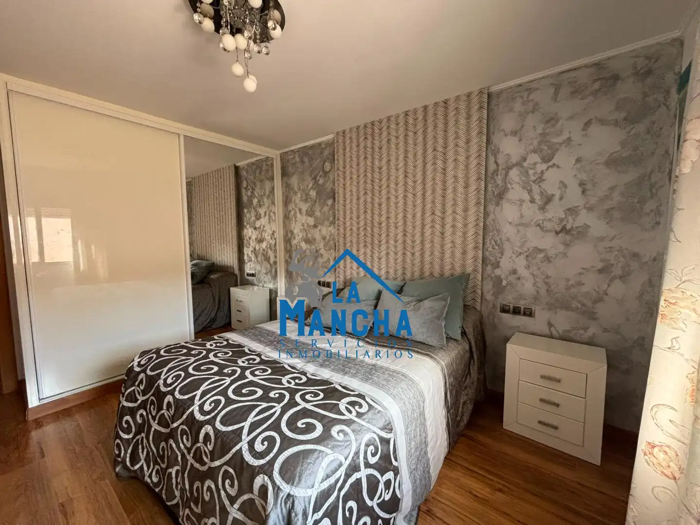 Bedroom of Flat for sale in Albacete  with Air Conditioner, Heating and Furnished
