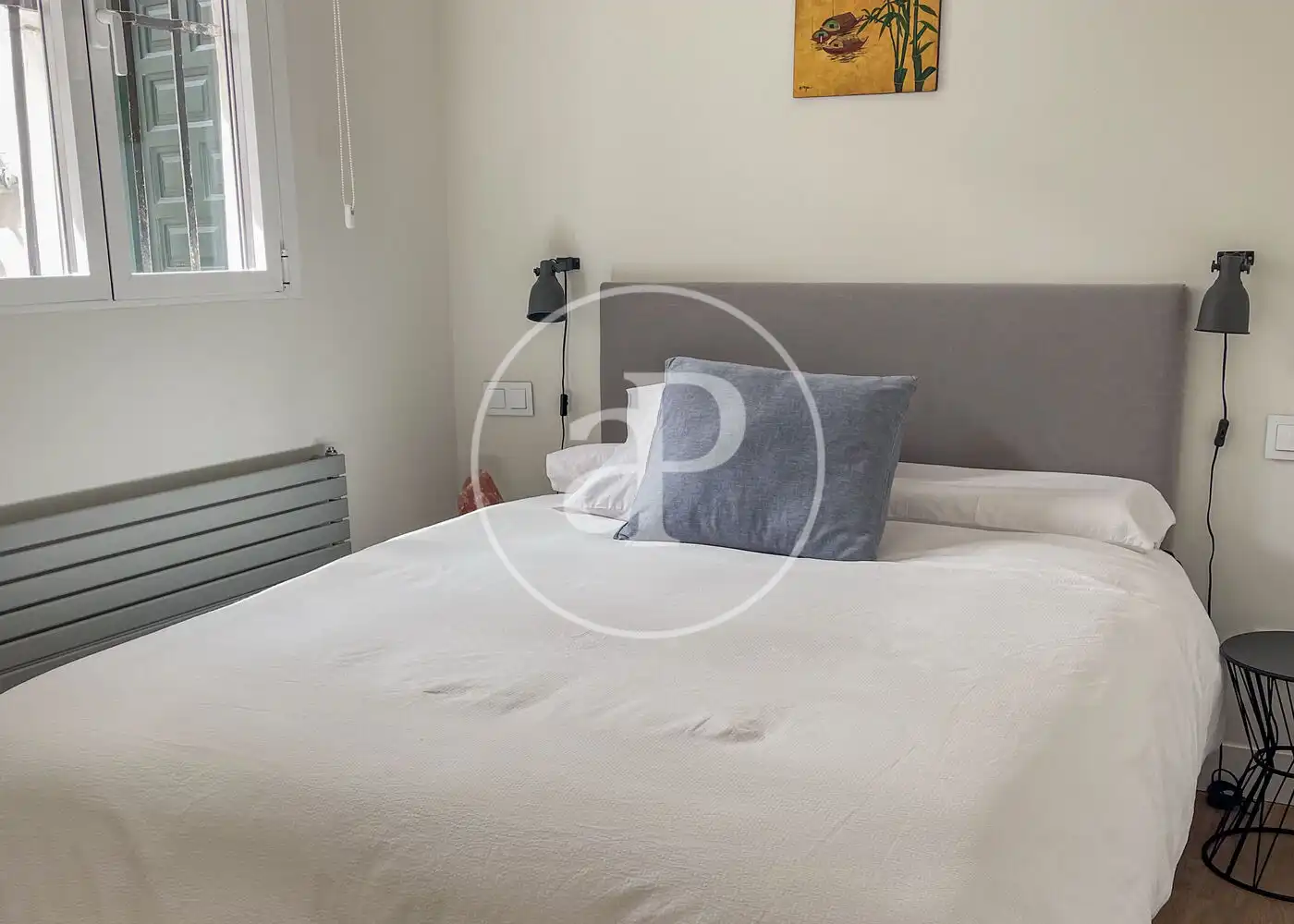 Dormitori de Àtic de lloguer en Madrid amb Aire condicionat, Calefacció i Terrassa