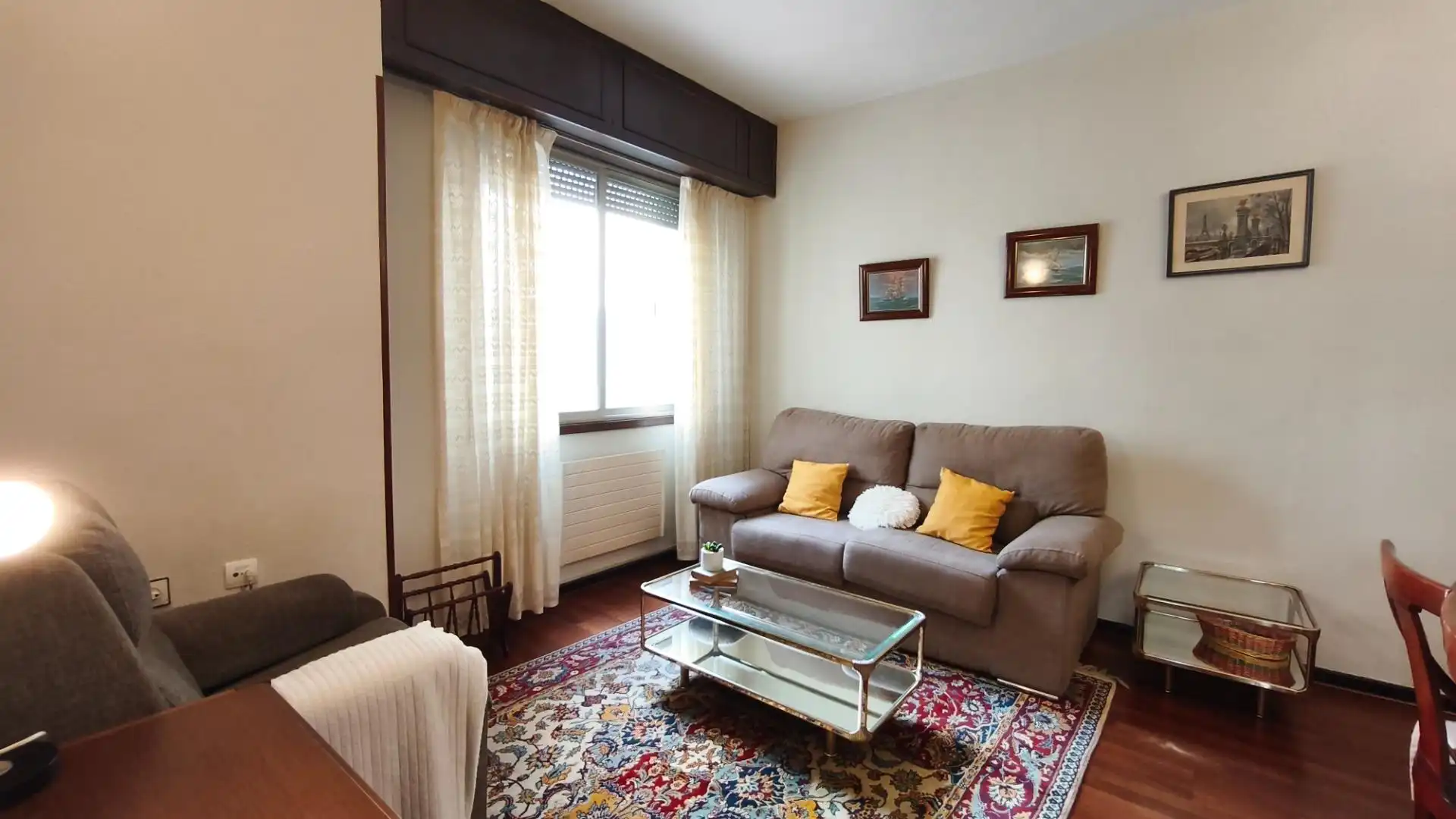 Sala de estar de Piso de alquiler en Bilbao  con Calefacción y Amueblado