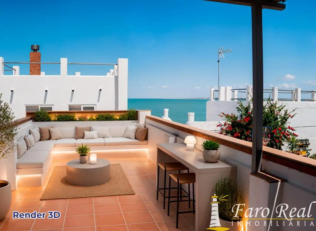 Terraza de Casa o chalet en venta en Chipiona con Aire acondicionado, Calefacción y Jardín privado