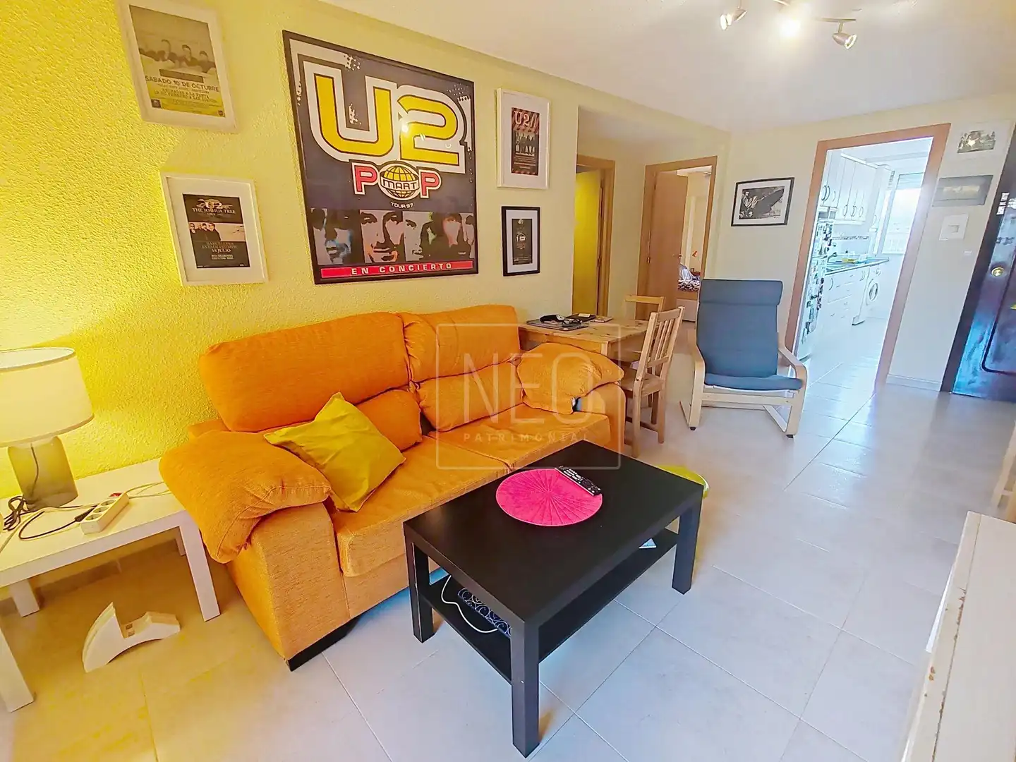 Living room of Flat for sale in Miramar  with Air Conditioner and Terrace