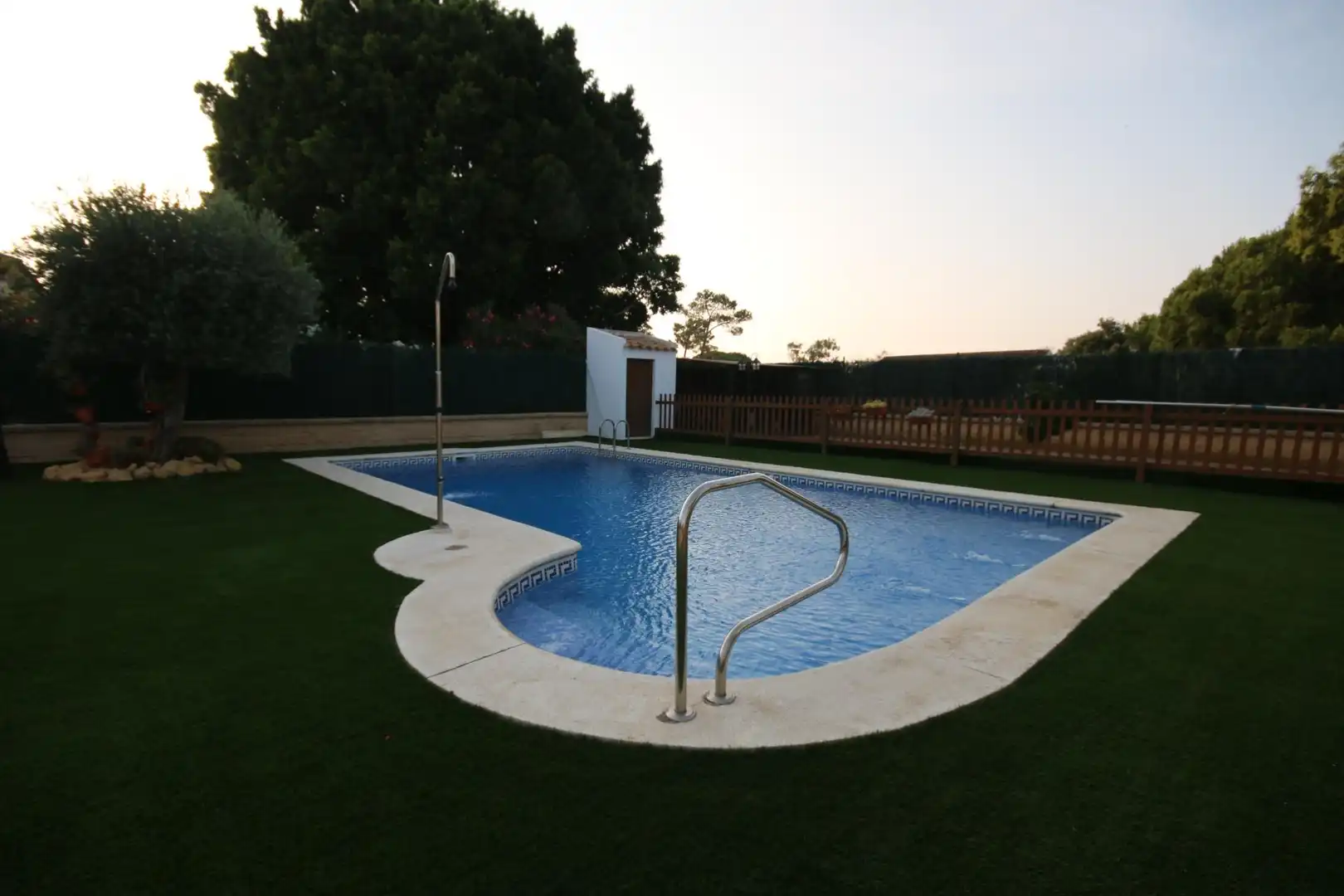 Swimming pool of Houses for sale in Lepe  with Air Conditioner, Heating and Private garden