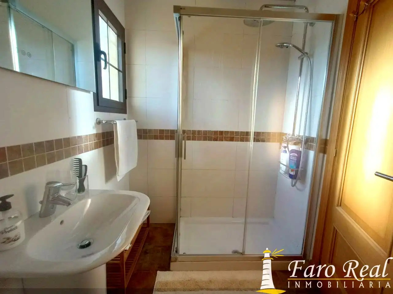 Baño de Casa o chalet de alquiler en Sanlúcar de Barrameda con Aire acondicionado, Jardín privado y Piscina