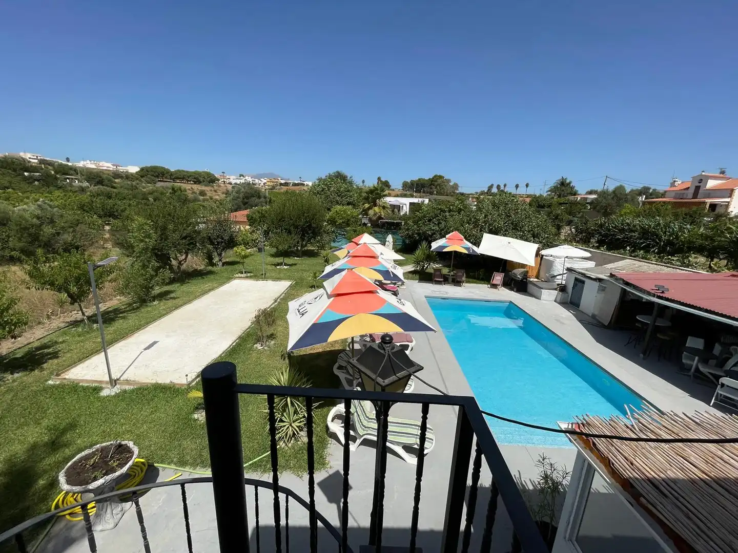 Swimming pool of Houses for sale in Alhaurín El Grande  with Air Conditioner, Private garden and Terrace