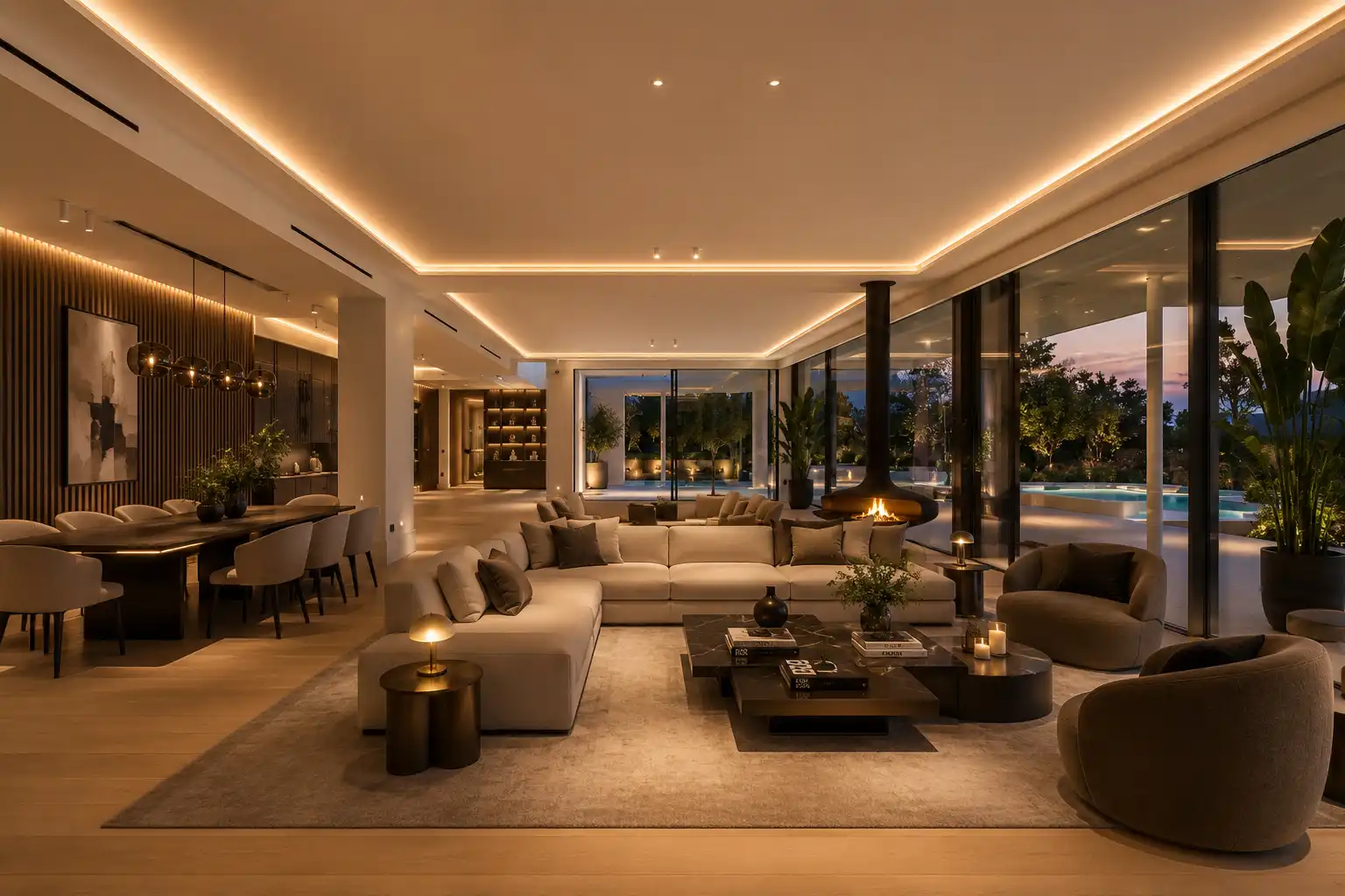 Living room of Houses for sale in Barcelona  with Air Conditioner, Heating and Private garden
