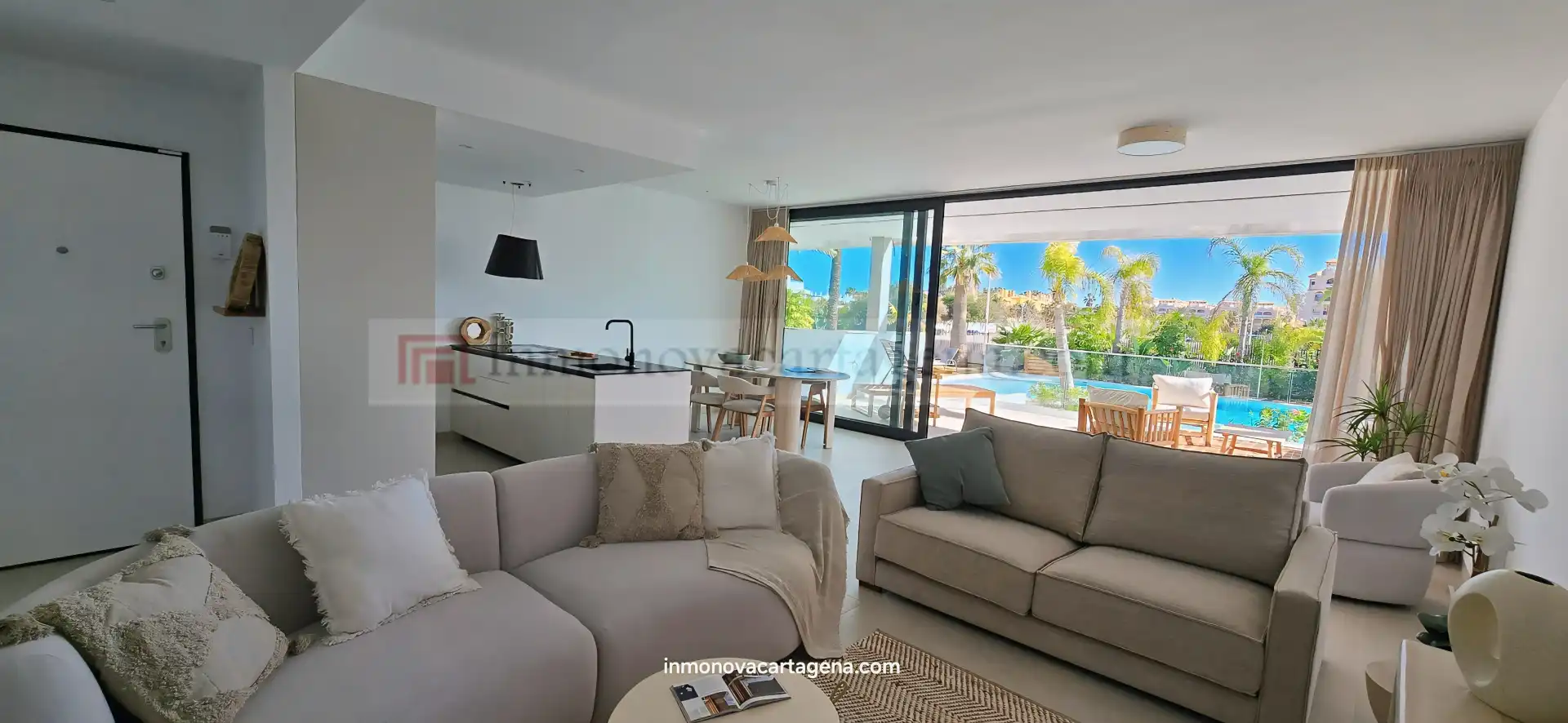 Living room of Flat for sale in Cartagena  with Air Conditioner, Terrace and Storage room