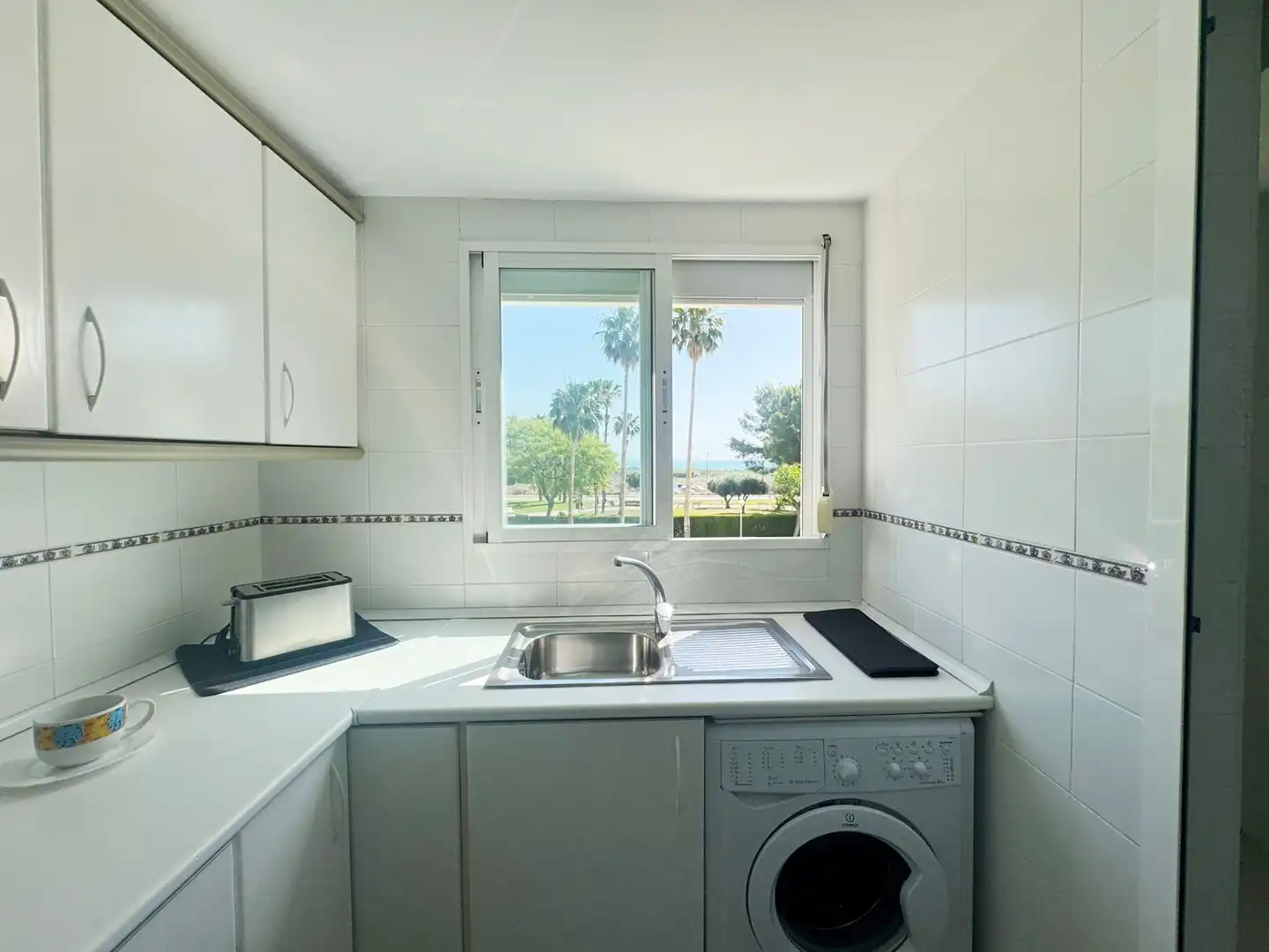 Küche von Wohnungen zur Miete in El Campello mit Klimaanlage, Heizung und Terrasse
