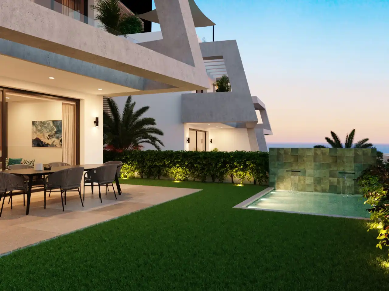 Terraza de Casa o chalet en venta en Marbella con Aire acondicionado, Calefacción y Jardín privado