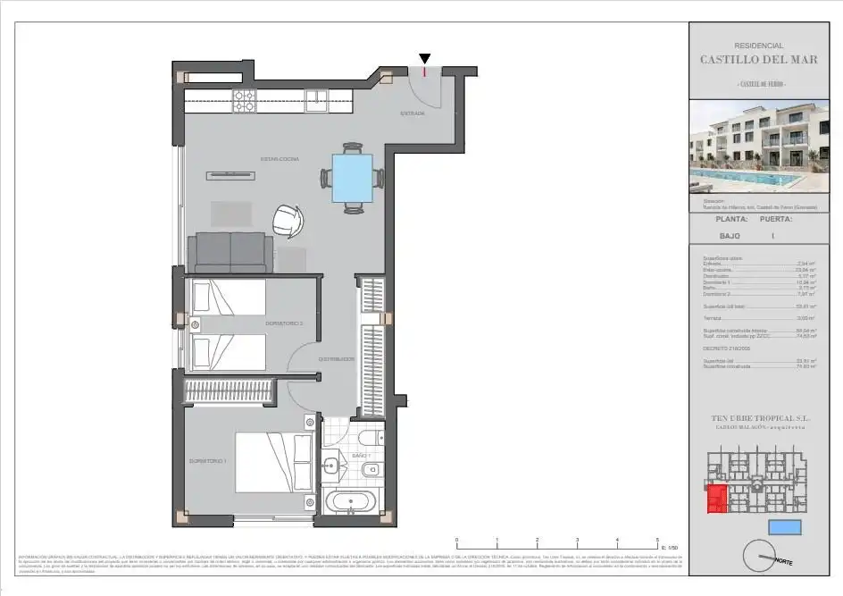 Flat for sale in Gualchos  with Terrace and Community pool