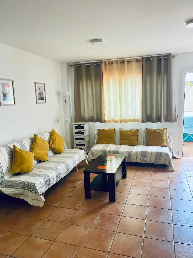 Sala de estar de Apartamento en venta en San Sebastián de la Gomera con Trastero, Amueblado y Lavadora