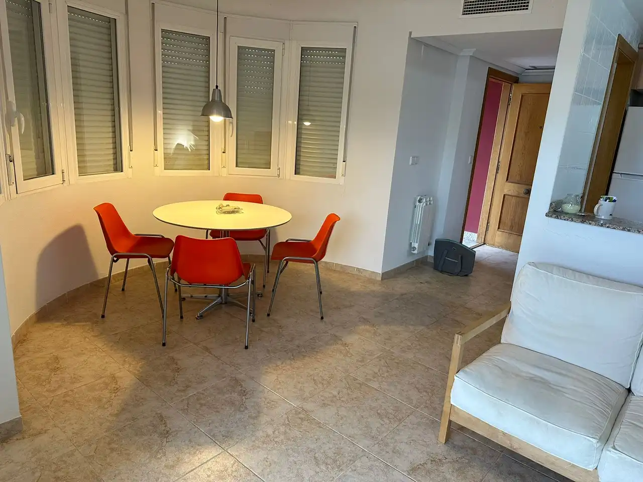 Dining room of Apartments for sale in Peñíscola / Peníscola  with Air Conditioner, Heating and Private garden