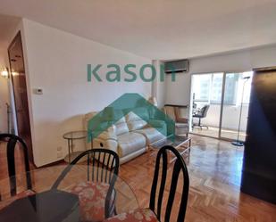 Living room of Flat to rent in  Madrid Capital  with Air Conditioner and Terrace