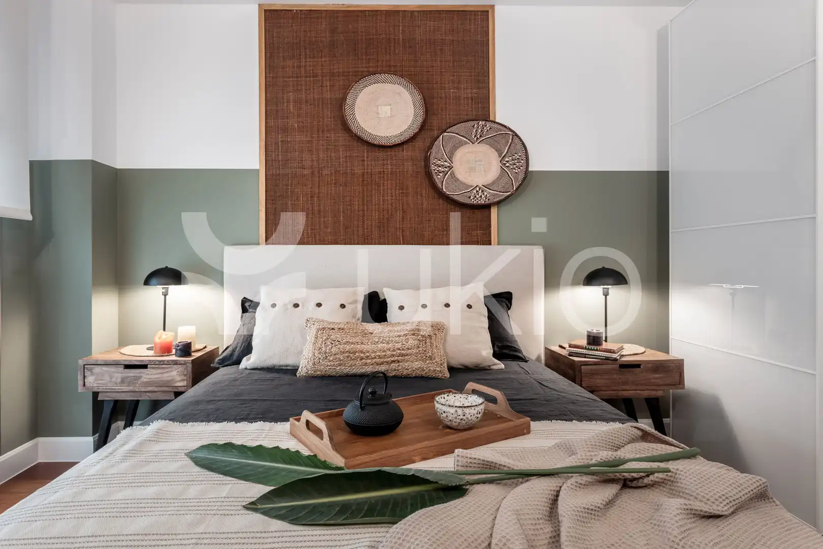 Habitación de Apartamento de alquiler en Madrid con Aire acondicionado, Calefacción y Amueblado