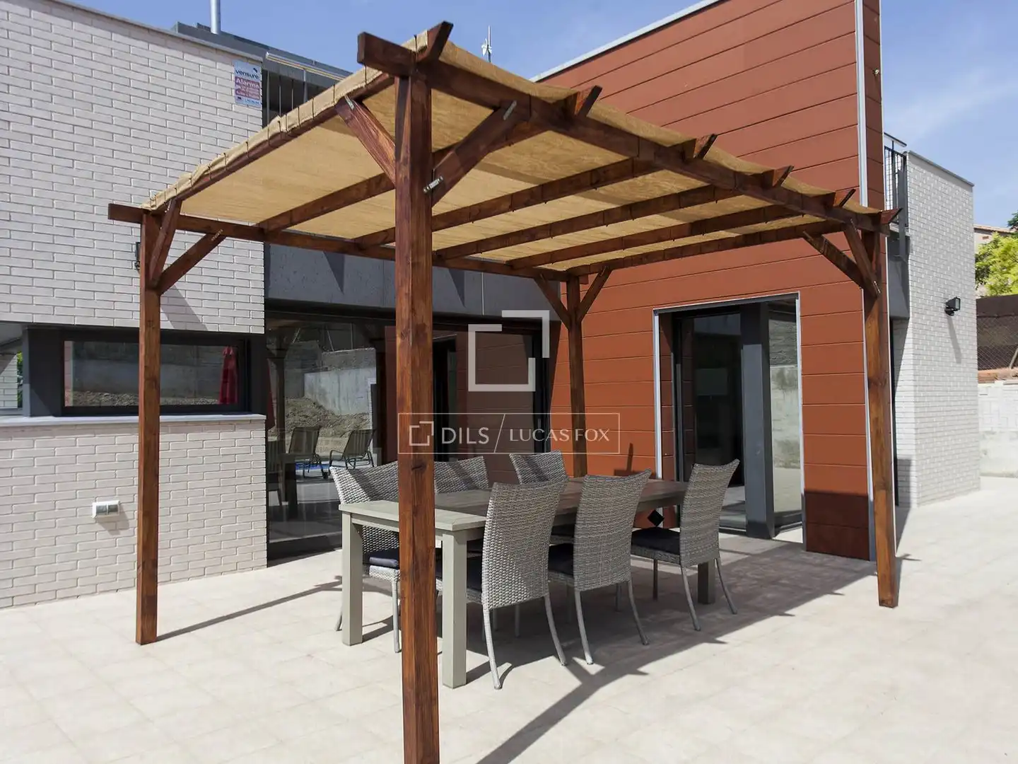 Terrassa de Casa o xalet en venda en Sant Pere de Ribes amb Aire condicionat, Jardí privat i Parquet