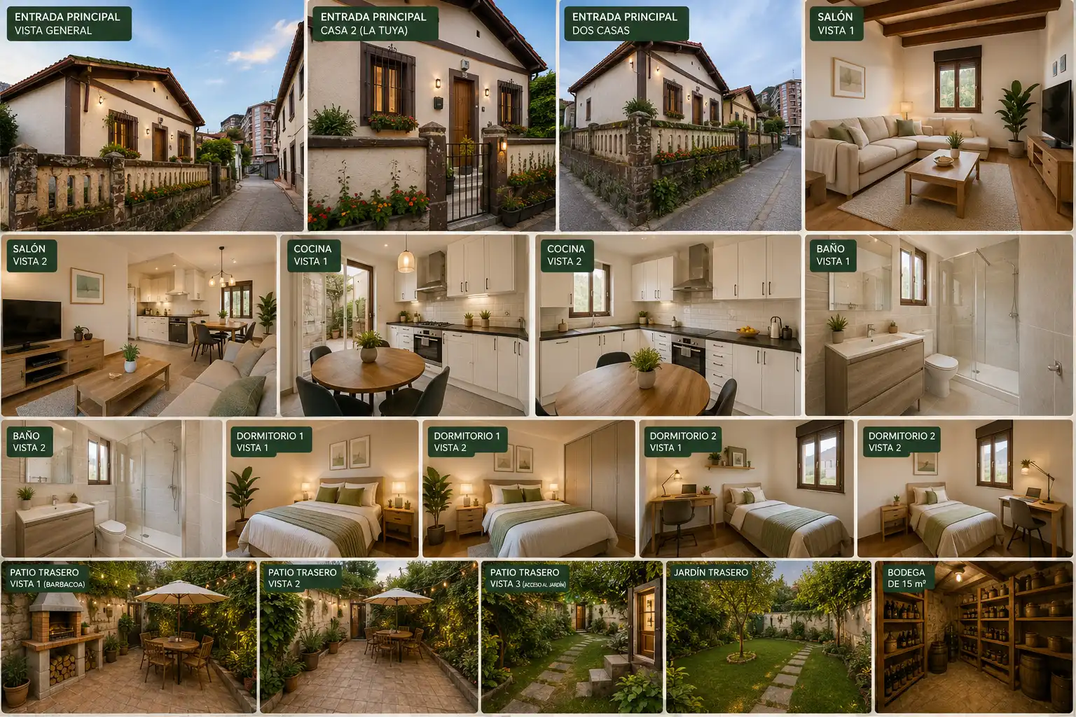 Vista exterior de Casa adosada en venta en Santurtzi  con Jardín privado, Terraza y Balcón