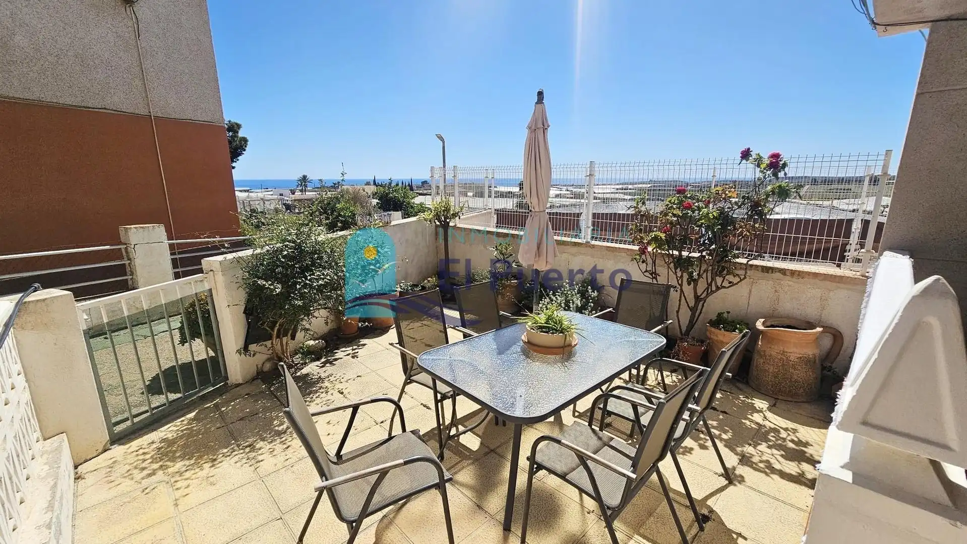 Terraza de Dúplex en venta en Mazarrón con Jardín privado, Terraza y Amueblado