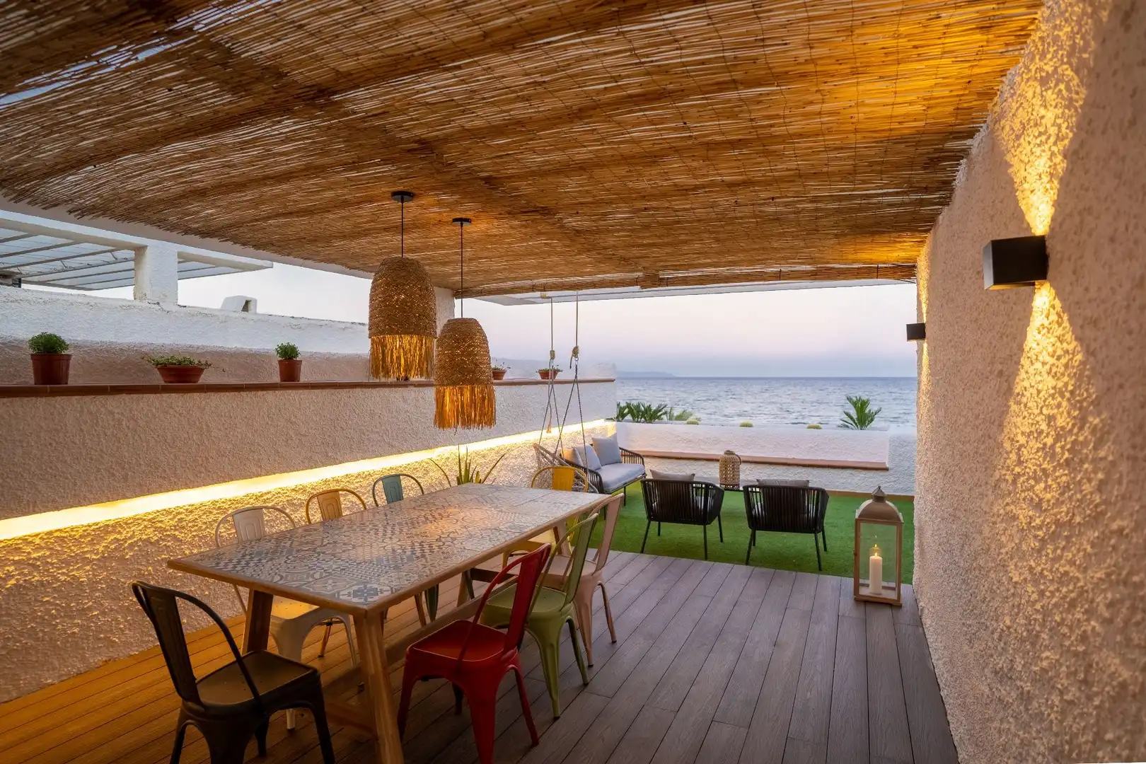 Terrace of Flat for sale in Roquetas de Mar  with Air Conditioner, Terrace and Community pool