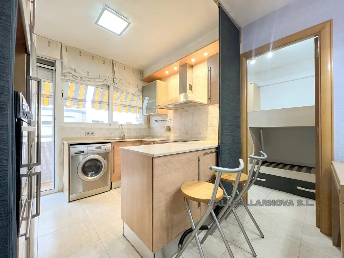 Küche von Wohnung zur Miete in Mollet del Vallès mit Klimaanlage, Heizung und Möbliert