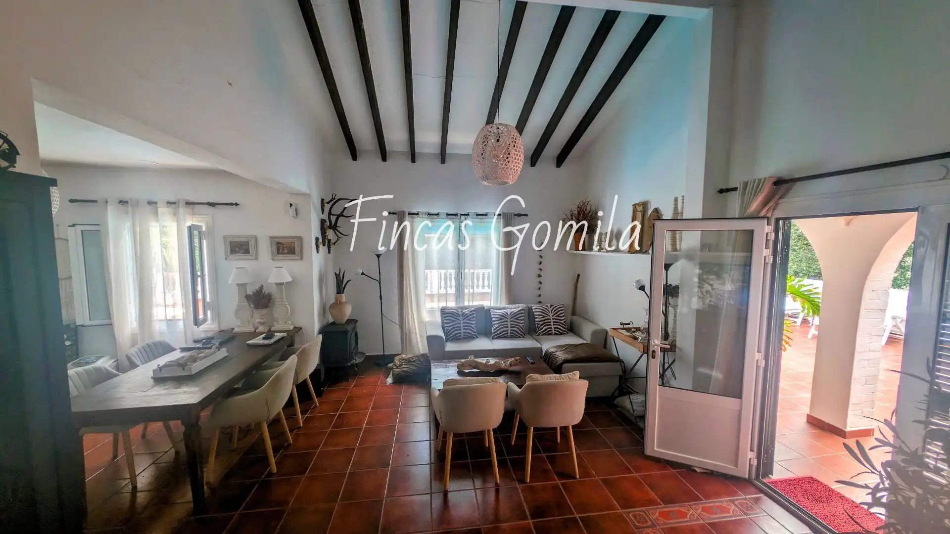 Sala de estar de Casa o chalet en venta en Es Mercadal con Jardín privado y Terraza
