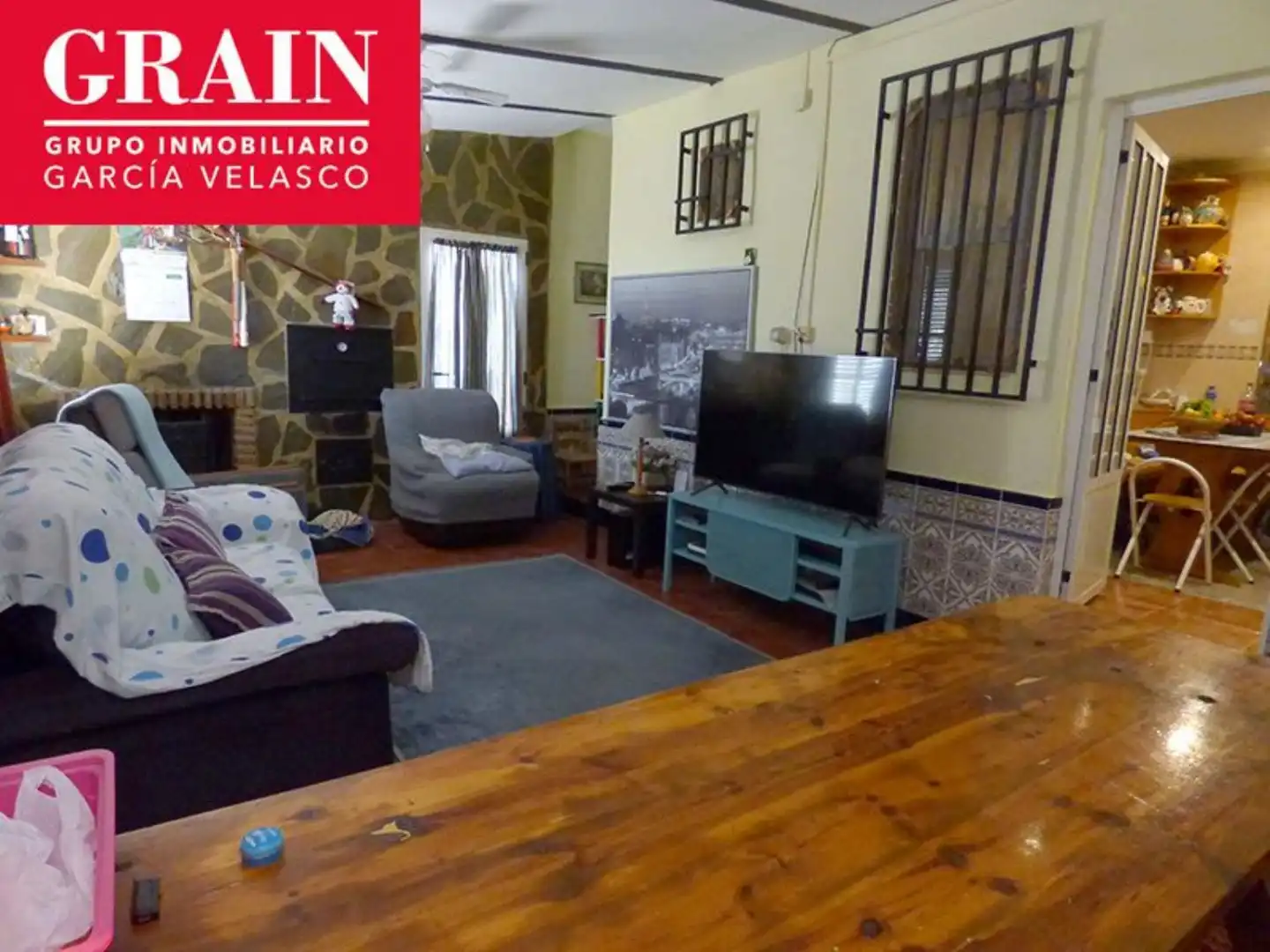 Sala de estar de Casa o chalet en venta en Albacete con Calefacción, Jardín privado y Piscina