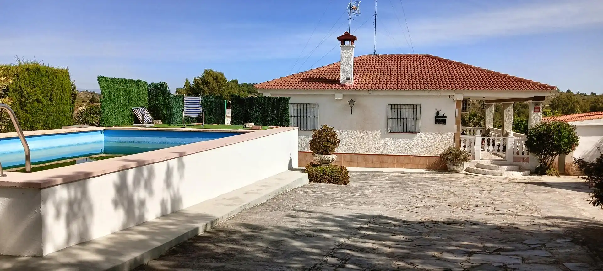 Garten von Haus oder Chalet zum Verkauf in Riba-roja de Túria mit Terrasse, Abstellraum und Schwimmbad