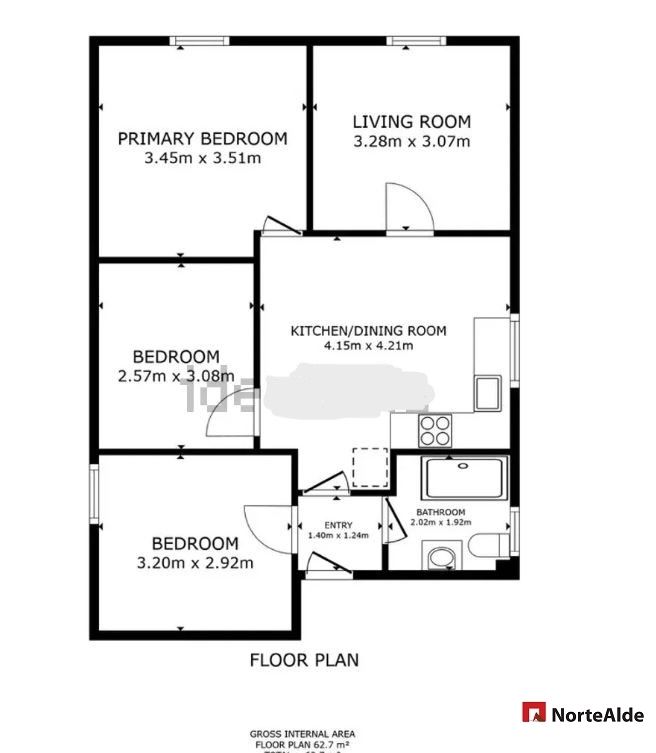 Flat for sale in Barakaldo   with Heating and Private garden