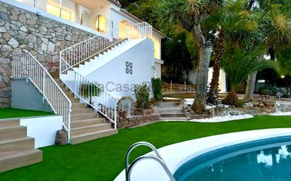 Exterior view of House or chalet for sale in Benalmádena  with Air Conditioner, Private garden and Terrace