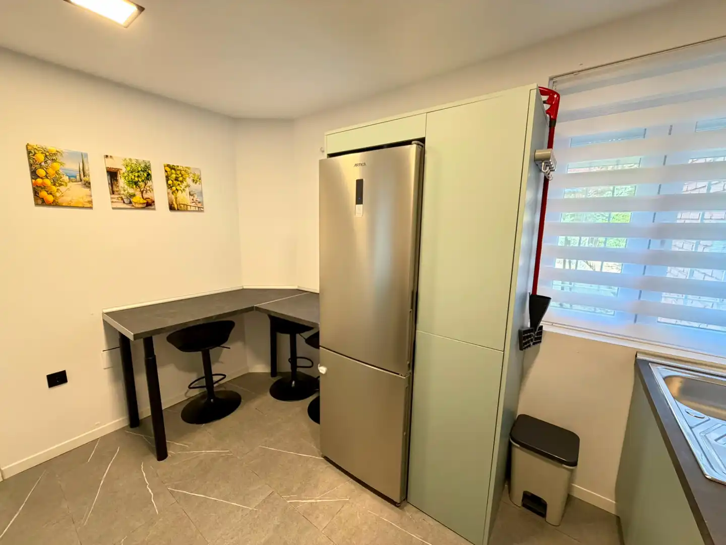Küche von Wohnung zum Verkauf in Ciudad Real mit Klimaanlage, Heizung und Möbliert