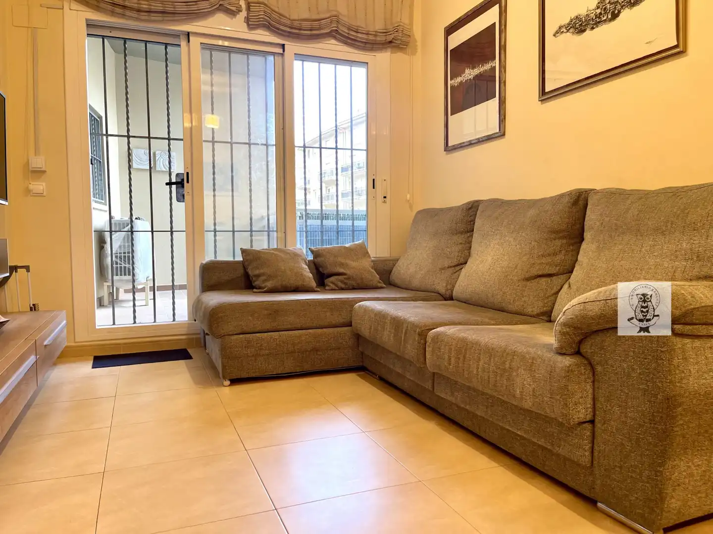 Wohnzimmer von Erdgeschoss zum Verkauf in Cambrils mit Klimaanlage, Heizung und Terrasse