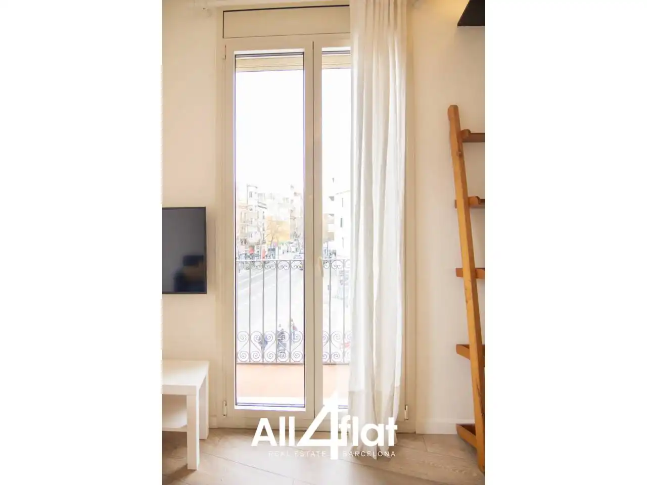 Balcony of Flat for sale in Barcelona  with Air Conditioner, Parquet flooring and Terrace