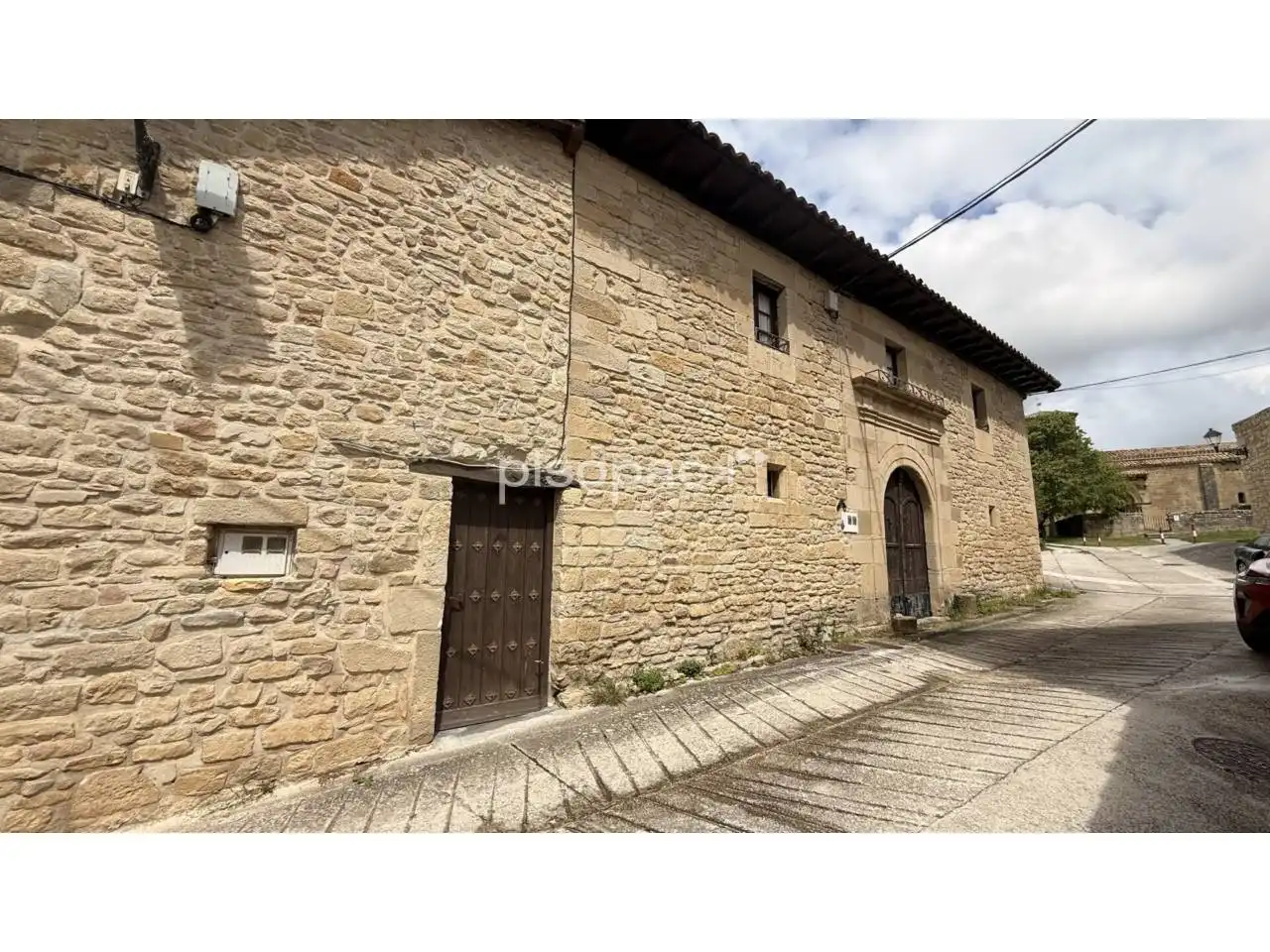 Vista exterior de Casa o chalet en venta en Unciti con Calefacción