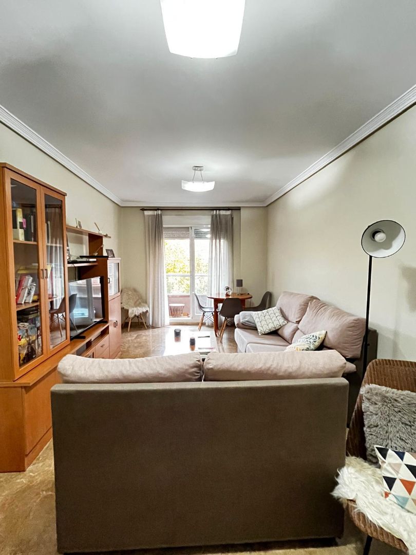 Living room of Apartment for sale in  Albacete Capital  with Heating, Storage room and Furnished