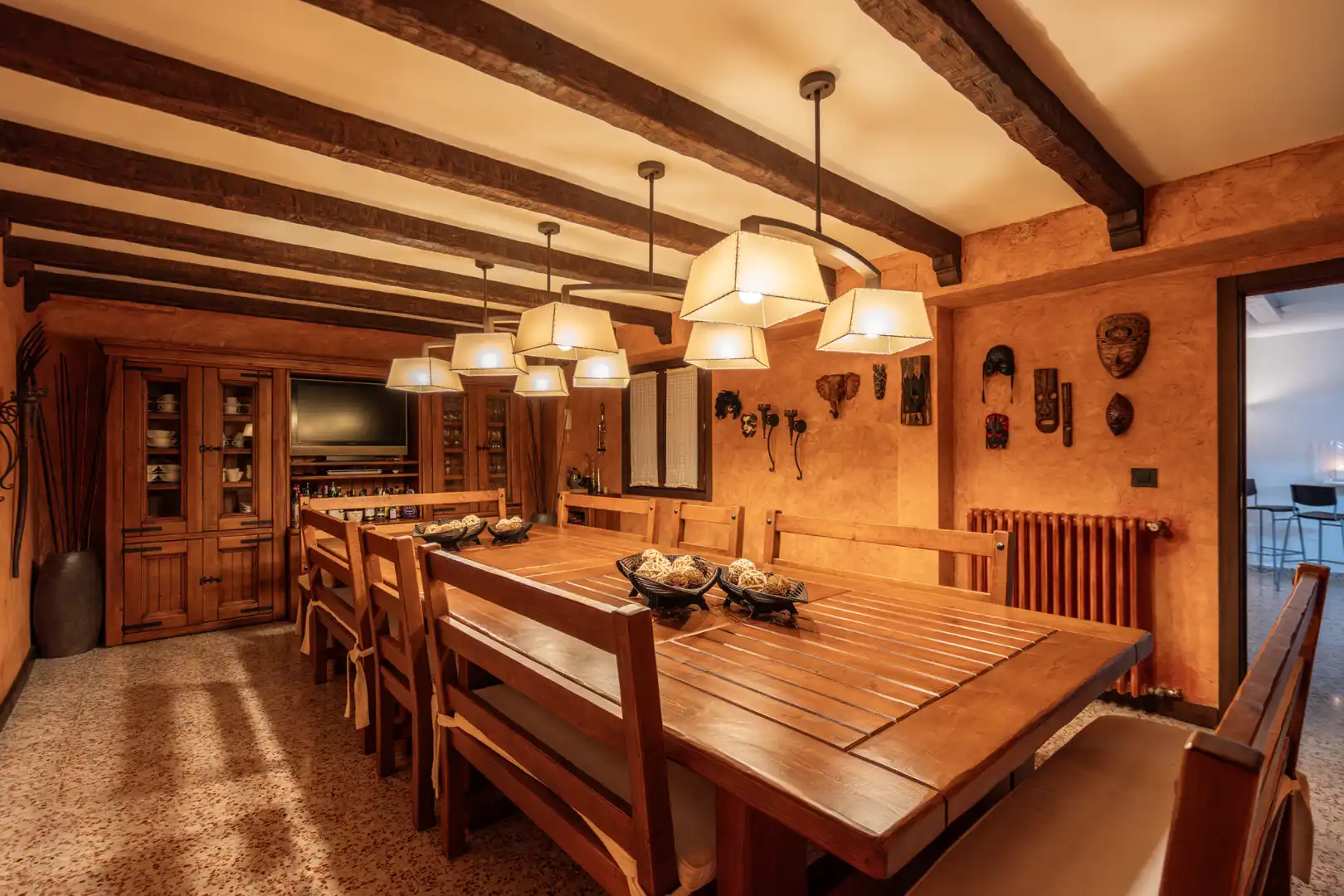 Dining room of Houses for sale in Manzanares El Real  with Air Conditioner, Heating and Private garden