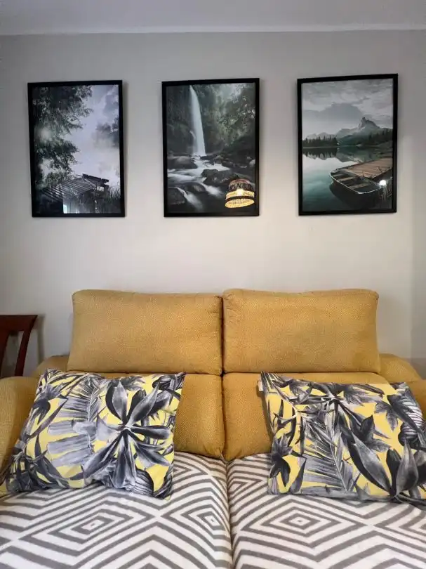 Living room of Flat for rent in Gijón   with Heating and Terrace