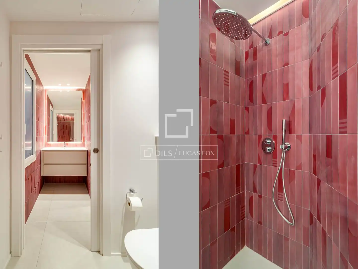 Badezimmer von Wohnung zum Verkauf in Barcelona mit Heizung, Terrasse und Abstellraum