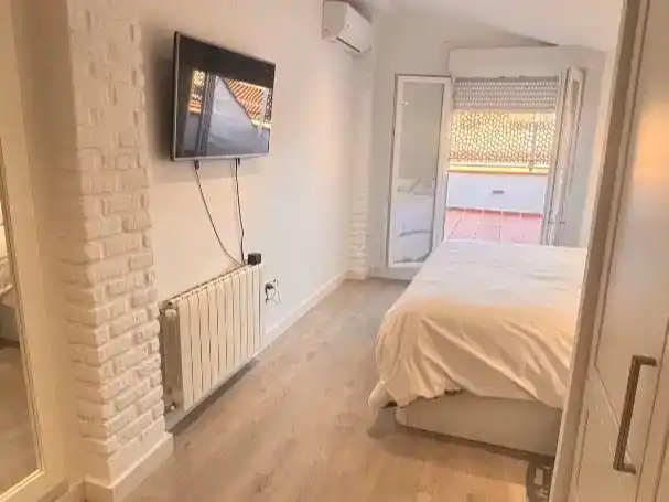 Schlafzimmer von Maisonette zum Verkauf in Badajoz mit Klimaanlage, Parkett und Abstellraum