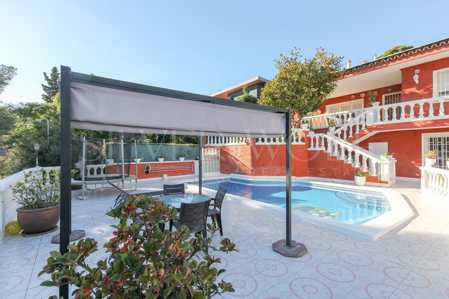 Swimming pool of House or chalet for sale in Castelldefels  with Air Conditioner, Heating and Private garden