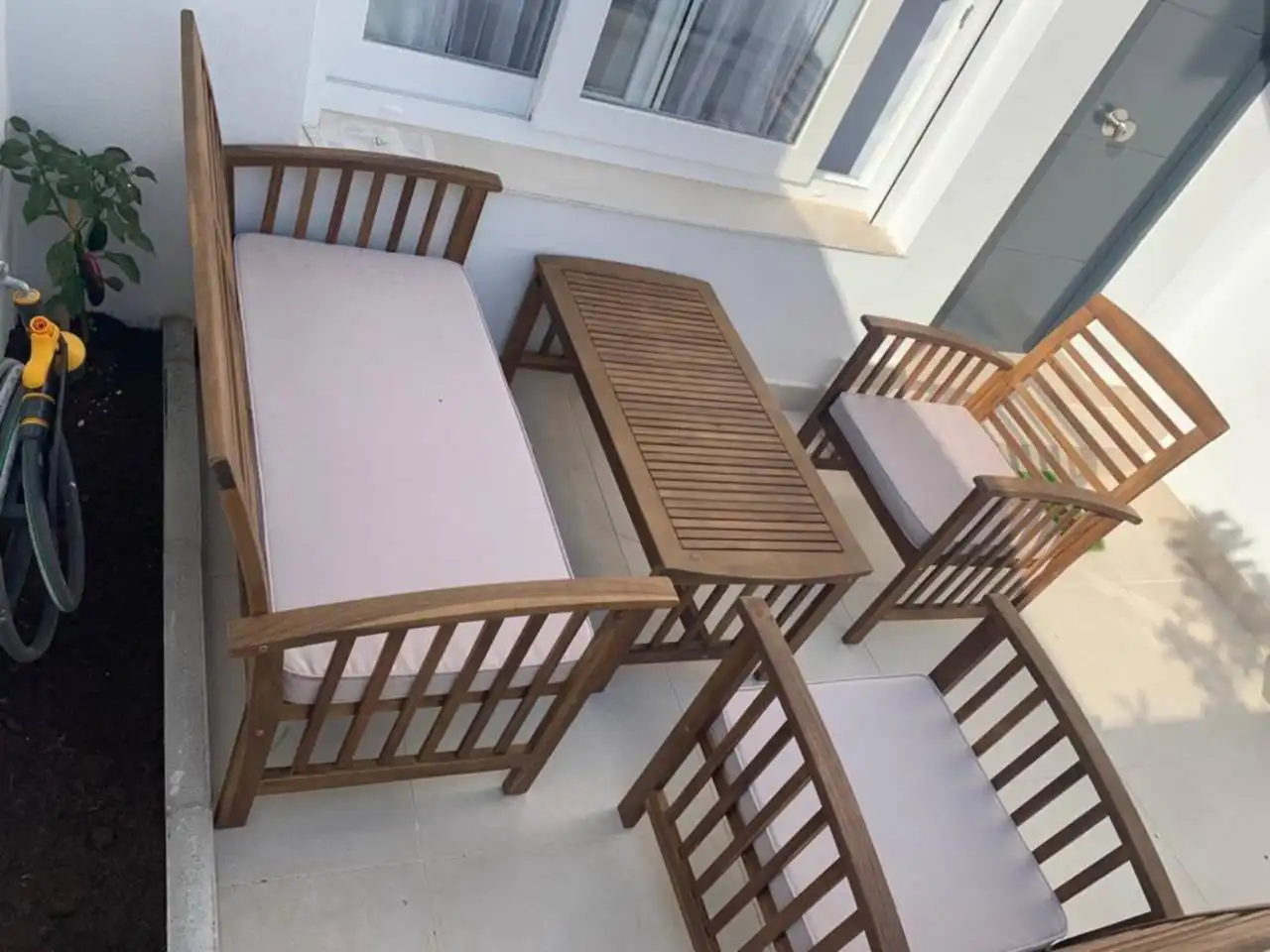 Terraza de Casa o chalet de alquiler en Benalmádena con Aire acondicionado y Amueblado