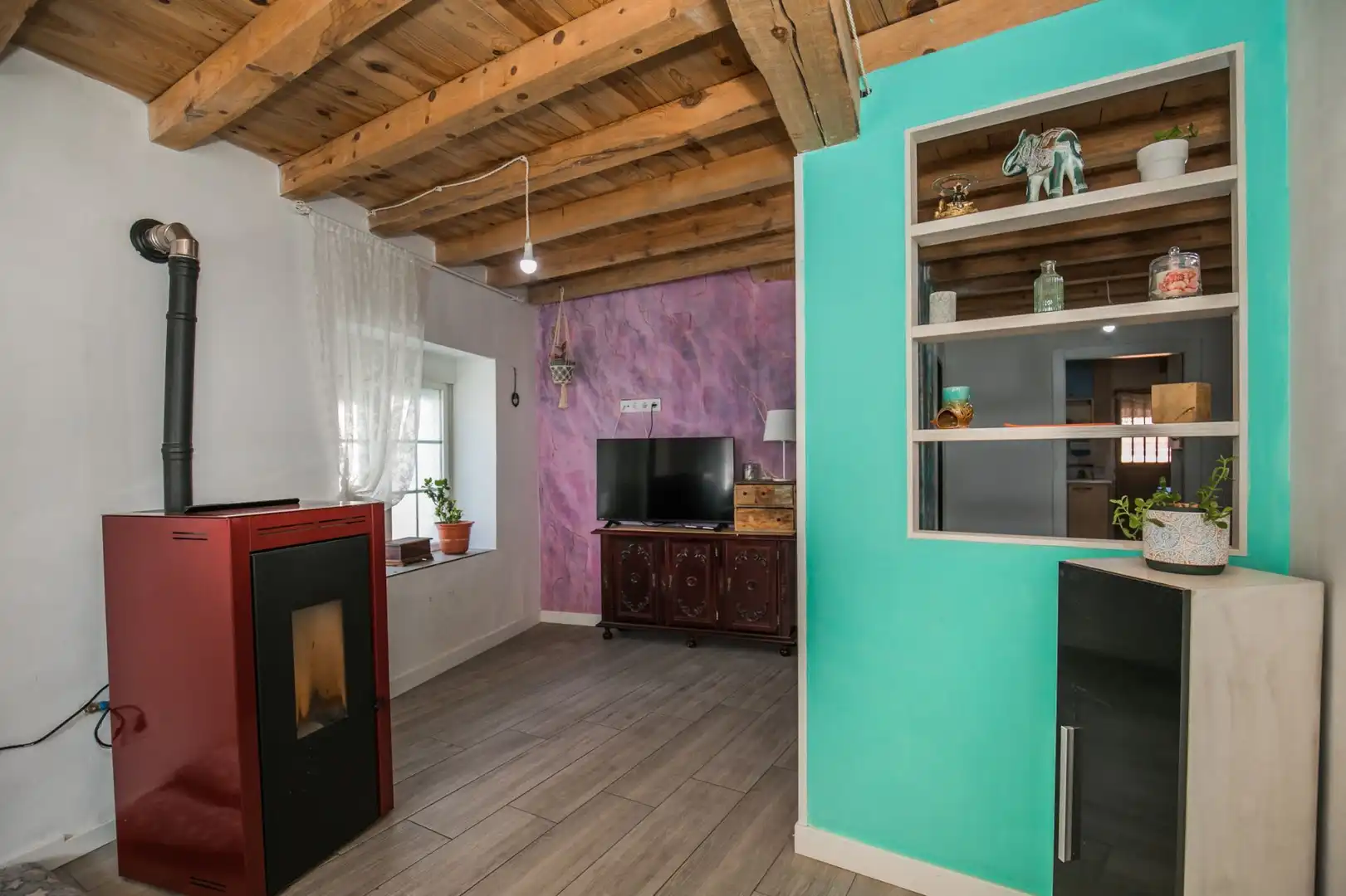 Sala d'estar de Casa o xalet en venda en Blascosancho amb Calefacció, Jardí privat i Terrassa