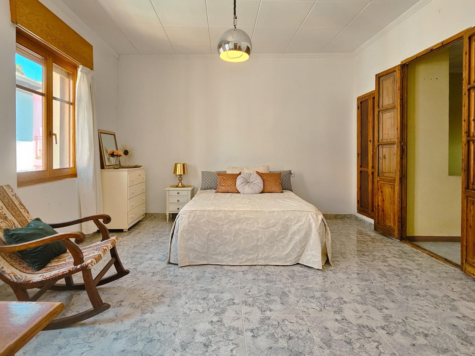 Schlafzimmer von Country house zum verkauf in La Llosa de Ranes mit Klimaanlage, Privatgarten und Terrasse