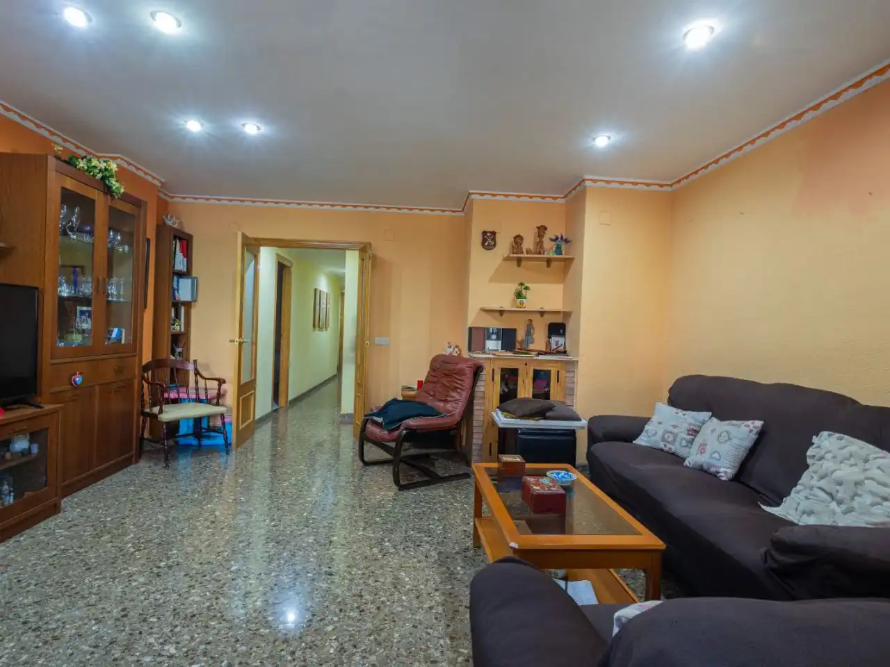 Sala d'estar de Pis en venda en Burjassot amb Aire condicionat i Balcó