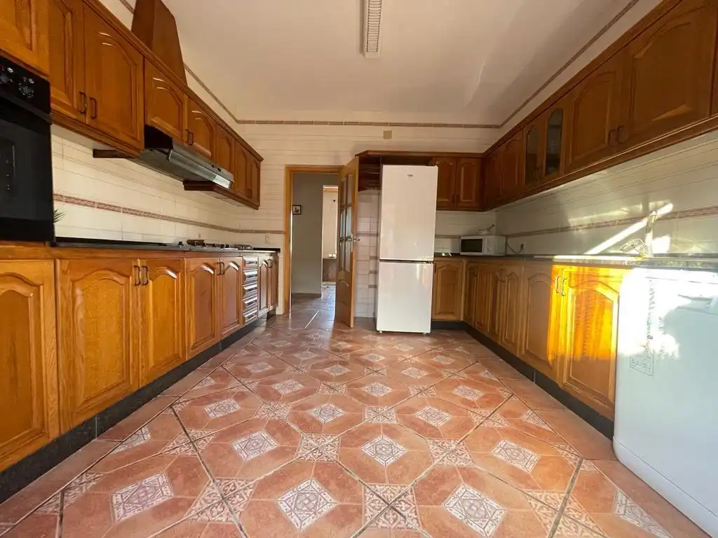 Cuina de Casa o xalet en venda en Cullera amb Aire condicionat, Jardí privat i Terrassa