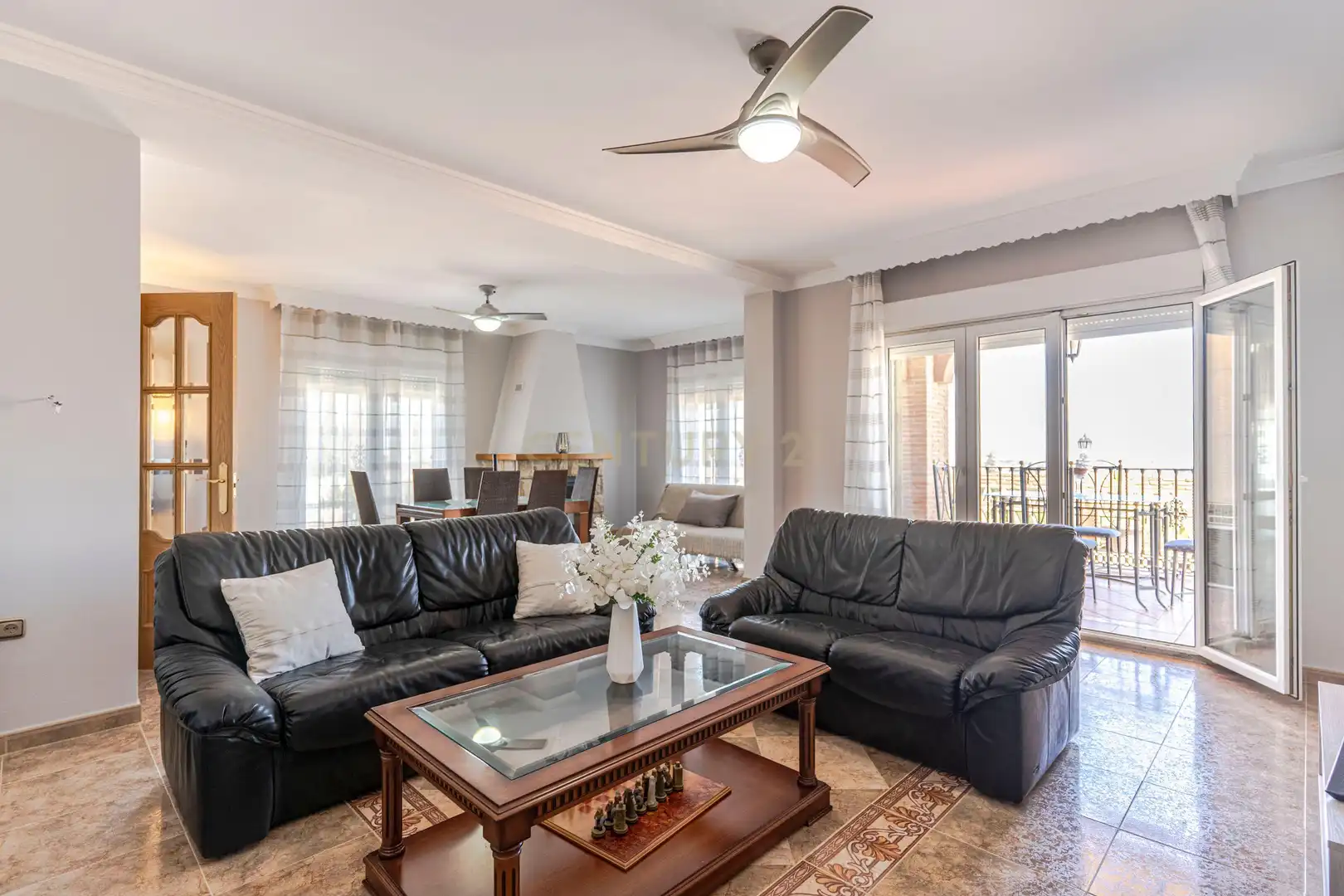 Sala de estar de Casa o chalet en venta en Las Gabias con Jardín privado, Trastero y Piscina